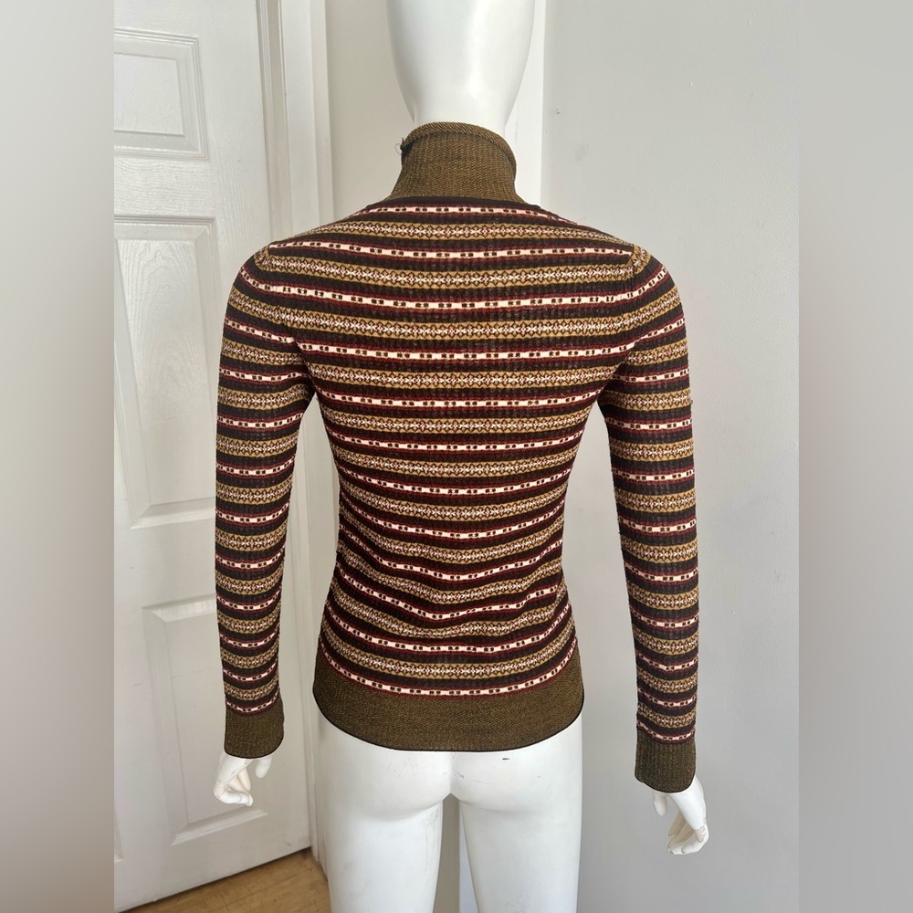 Ulla Johnson Merino Wool Bridget Turtleneck Sweater Brown Women’s Size XS Luxury - Picture 5 of 10